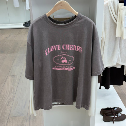 韩国代购陈先生depound短袖T恤女款专柜正品26新款 DP2612TS004