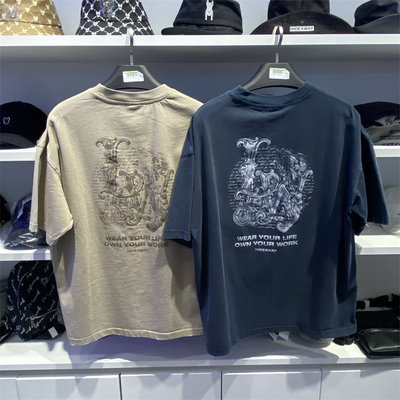 韩国代购陈先生lifework短袖T恤半截袖男款正品26款LW262TS42362