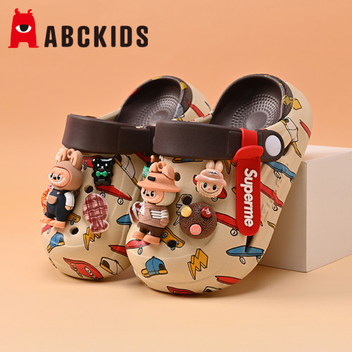 Abckids拉布布儿童洞洞鞋2025