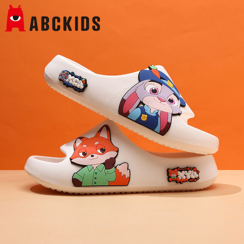 Abckids疯狂动物城儿童拖鞋2026