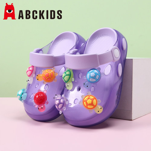 abckids儿童洞洞鞋小乌龟