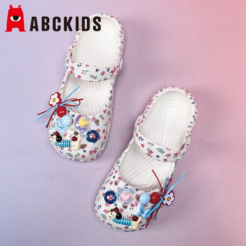 abckids儿童洞洞鞋玛丽珍女孩