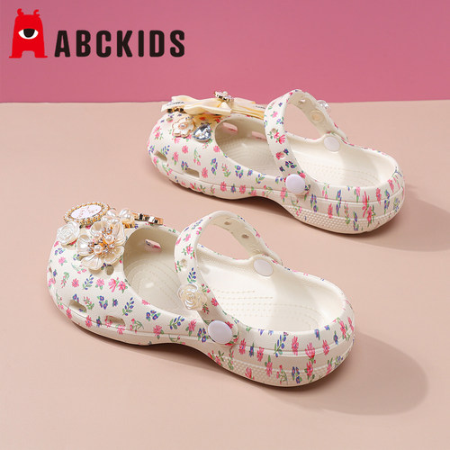 abckids儿童洞洞鞋夏季