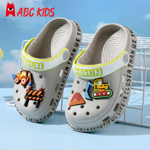 abckids夏季洞洞鞋男宝凉鞋