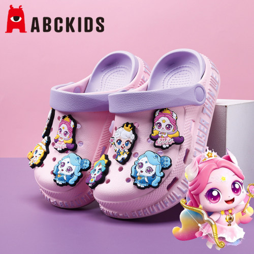 abckids奇妙萌可女童公主凉拖