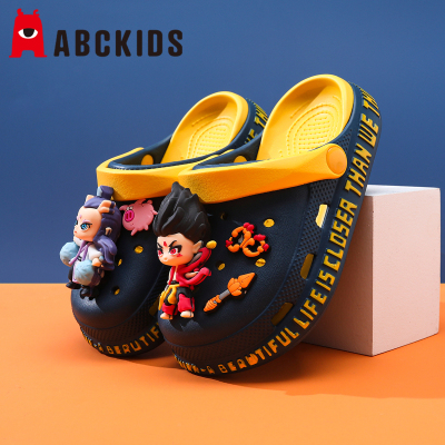 Abckids儿童夏洞洞鞋新款哪吒