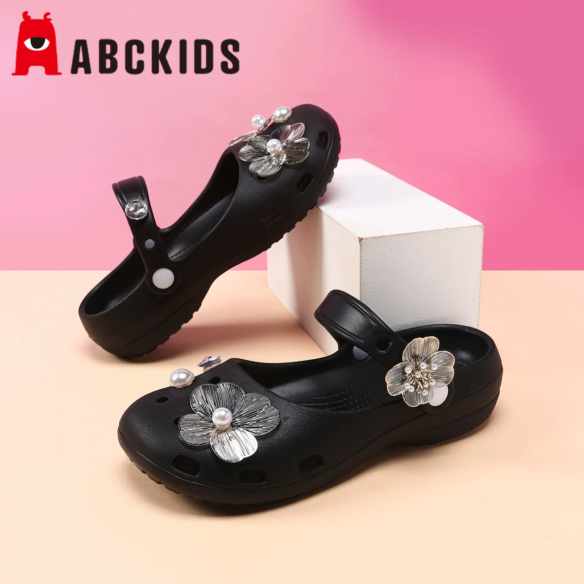 abckids玛丽珍新款儿童洞洞鞋图片