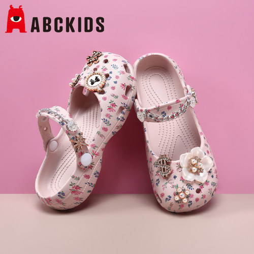 abckids芭蕾舞蹈儿童洞洞鞋