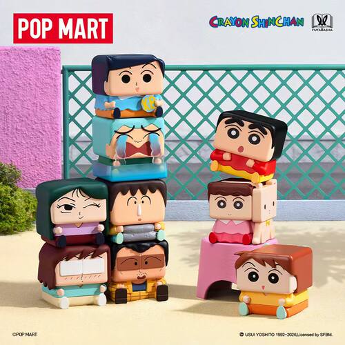 蜡笔小新POPCUBE-1系列手办盲盒