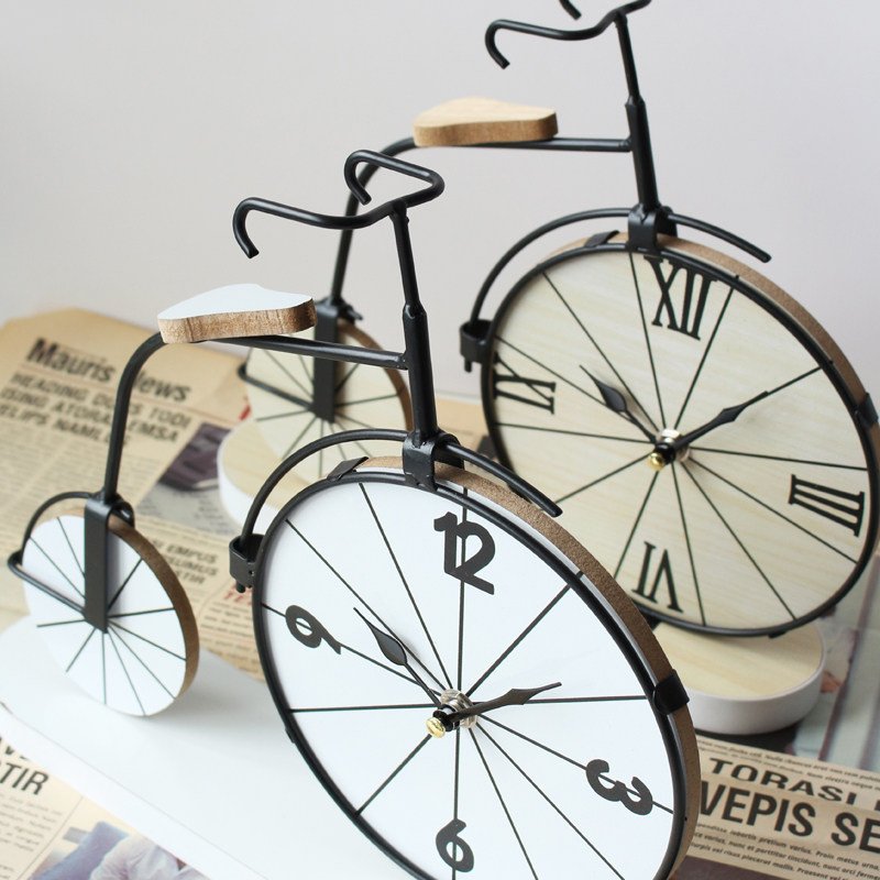 MJK简约时尚静音座钟摆件