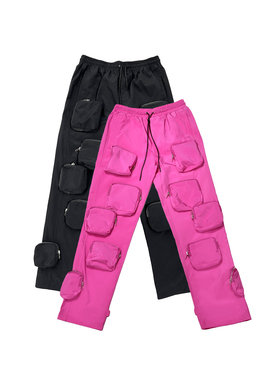 AONE4SURE Bags Series 多口袋可拆卸休闲原创速干宽松直筒长神裤