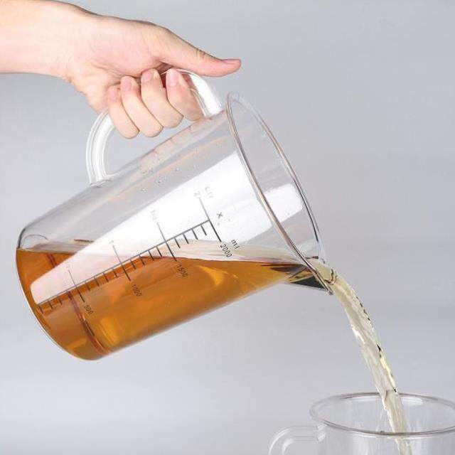 PC亚克力冷水壶耐高温果汁壶塑料凉水壶耐热大容量家用量杯泡茶壶