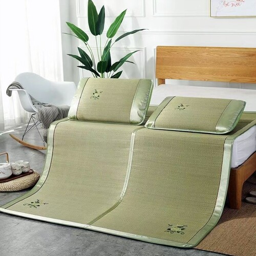 草席天然凉席学生宿舍加厚双人床单人老式1.21.8席子0.9老式草席