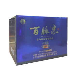 新品济南特产 百脉泉酒36度珍6白酒 清照酒白酒浓香整箱包邮