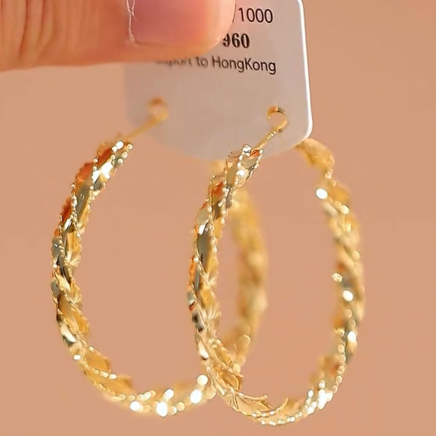 欧美个性夸张金属麻花扭曲耳圈时尚个性小众百搭冷淡风耳环设计感