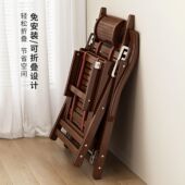 德国品质躺椅折叠折叠椅成人凉椅午睡椅子老人休闲阳台懒人靠椅午