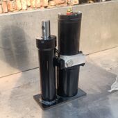 德国品质直流24V48V60V电动液压推杆双向油缸千斤顶一体式 顶杆升