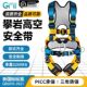 德国品质全身5五点式 安全带高空作业防坠安全绳双钩全身快插空调