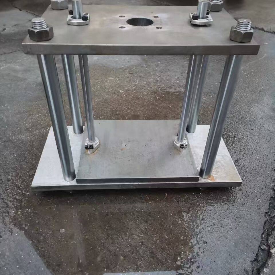 德国品质小型液压机千斤顶实验室四柱打饼器金银首饰钢架子设备手