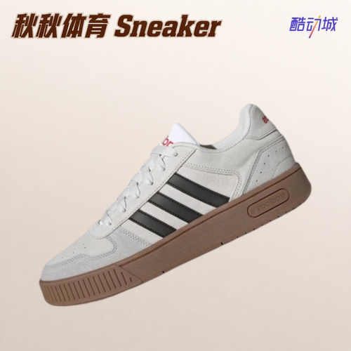 adidas 阿迪达斯 Classic舒适百搭小锯齿休闲时尚板鞋灰白 JP8232