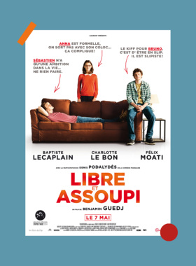 轻松自由电影海报Libre et assoupi 卧室装饰画墙贴