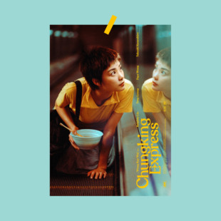 王家卫重庆森林电影海报王菲港式 饰画报 复古卧室墙纸装