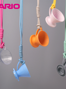 HARIO迷你试饮杯V60滤杯手冲杯咖啡节专属品鉴杯户外挂绳露营小杯