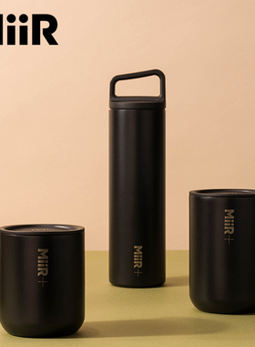 美国MiiR Climate+便携双层不锈钢咖啡杯随行杯 手提宽口保温杯