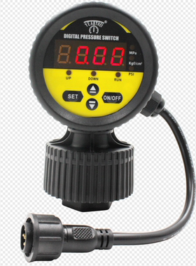 雅德YDS1-M19/26-RS485-7KG-DC24V 数显压力表PP现货隔膜智能控制