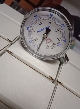 台湾华记微压表HC-M8P 3kp/300mmAq 2.5