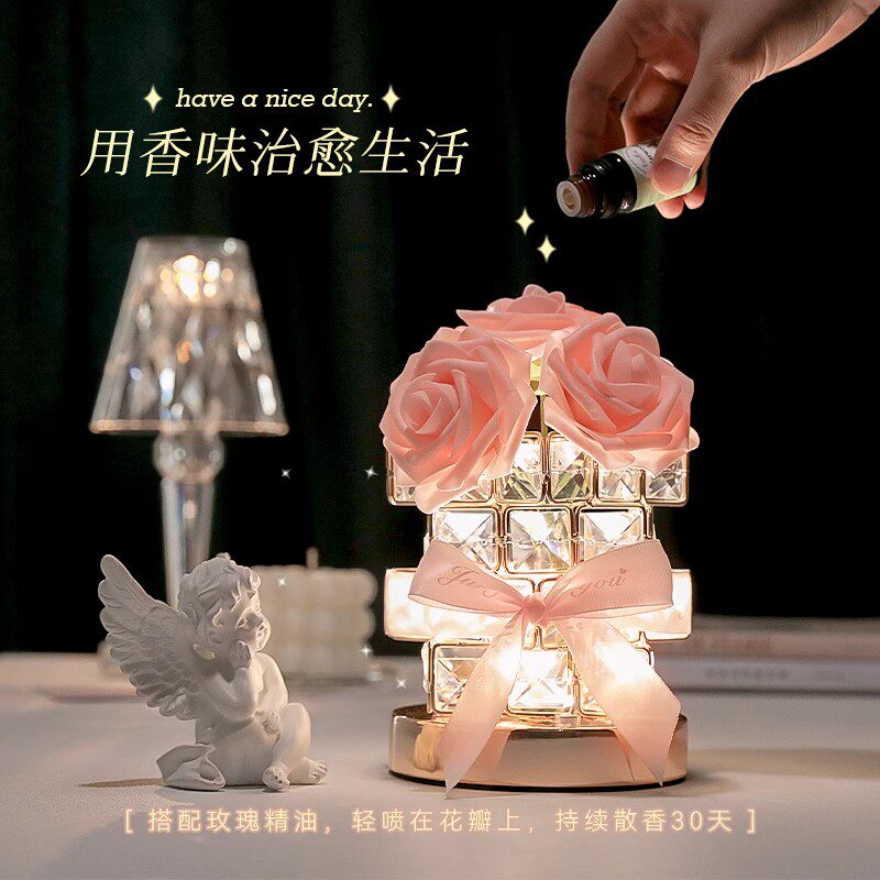 永生花香薰灯！让新娘尖叫的礼物图片