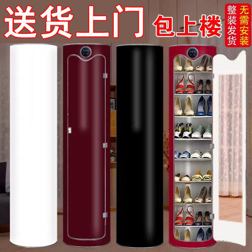 璨尘旋转鞋柜储物柜容量大占地小