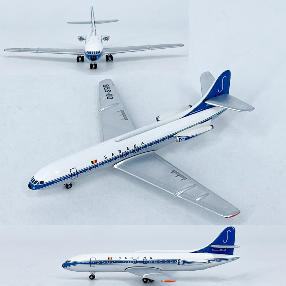 1:500比利时航空SE-210客机OO-SRB飞机模型合金成品Inflight