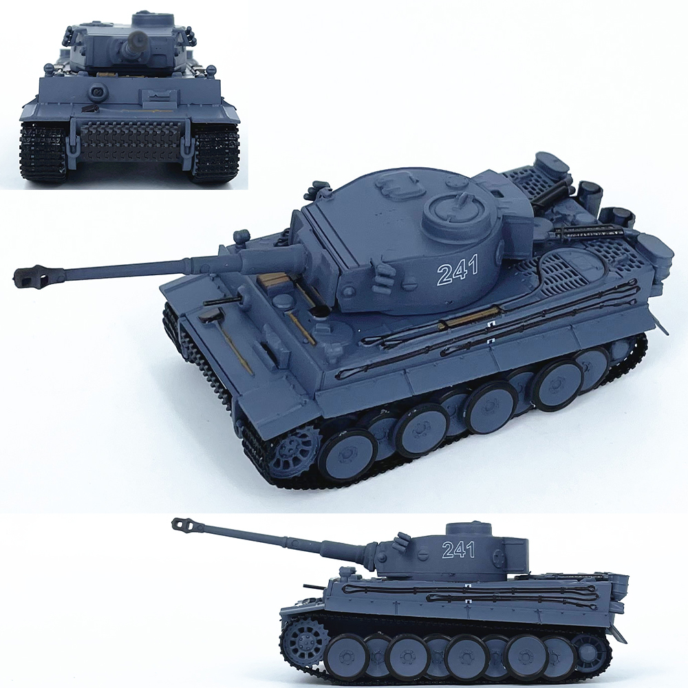 1:72虎式重型坦克模型初期型德国灰免胶分色成品仿真摆件恒龙8801