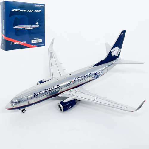 PM 1:400墨西哥航空B737-752客机N904AM合金飞机模型摆件收藏
