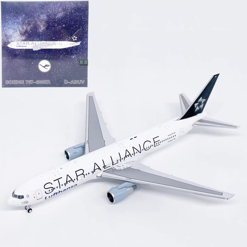 GS 1:400汉莎航空B767-300ER客机星空联盟D-ABUV合金飞机模型摆件
