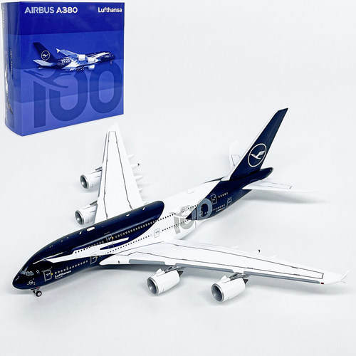 AP 1:400汉莎航空空客A380客机D-AIMH飞机模型合金成品金属摆件