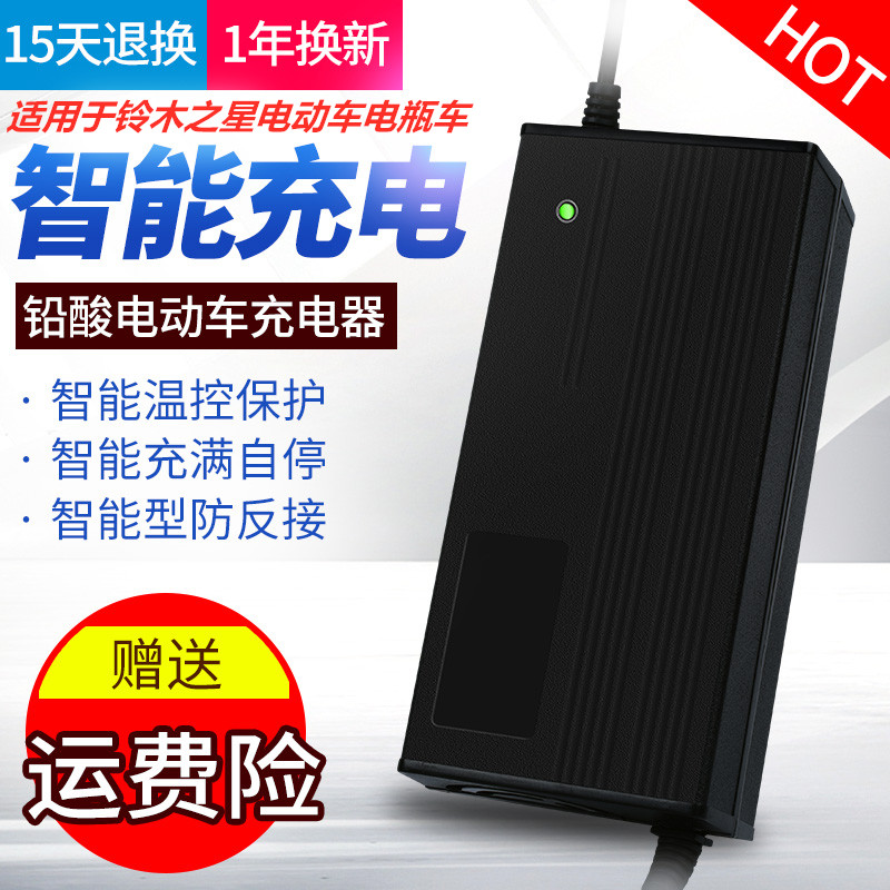 铃木之星电动车电瓶车通用充电器36V48V12Ah60V20Ah72V30Ah包邮
