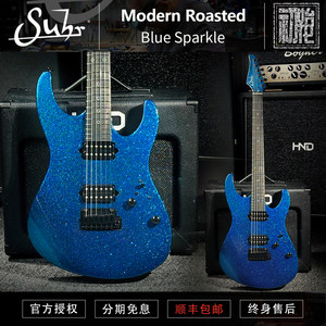 Suhr Modern Roasted – Blue Sparkle 美产定制 电吉他