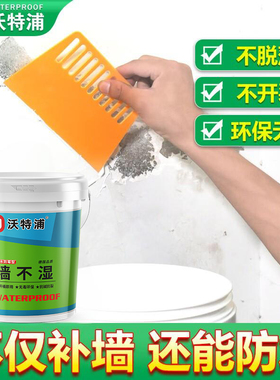 补墙膏墙面修补白色防水防潮防霉墙壁修补膏家用白墙面修复腻子膏