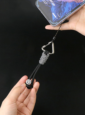 户外EDC伞绳编织钥匙扣挂件包包玩偶配饰配件连接扣手机挂尾绳扣