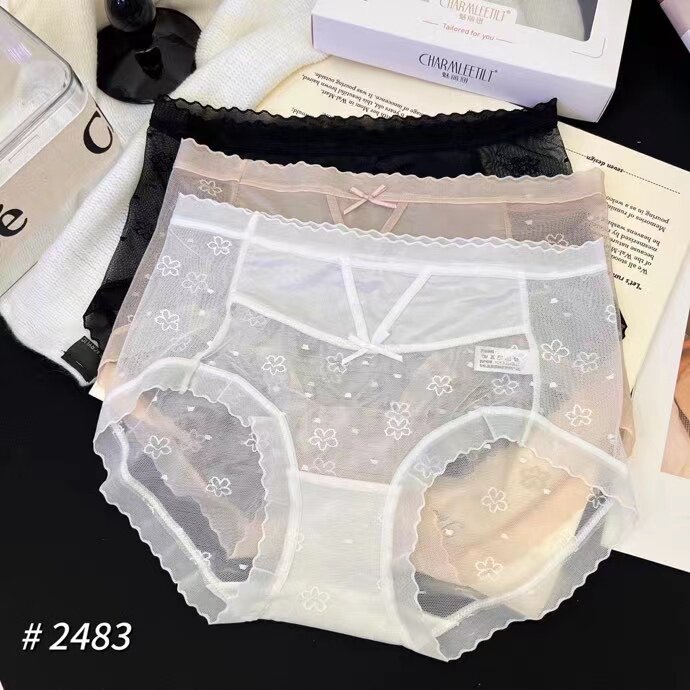 欢语清纯内裤女蕾丝边性感