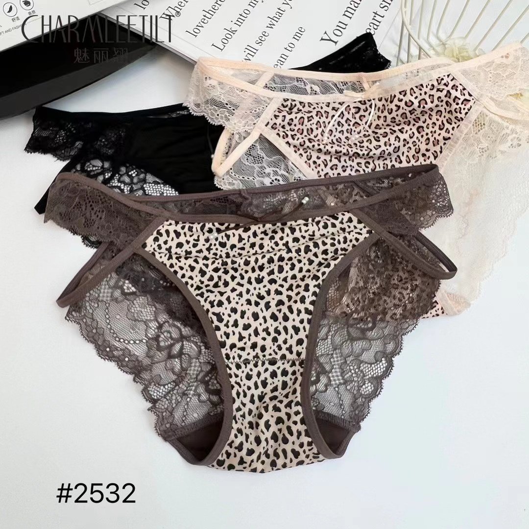 魅丽翘新款爆款时尚性感纯欲无痕豹纹全棉底裆低腰女士三角裤短裤,女士内衣/男士内衣/家居服,女三角裤,淘宝优惠券,粉丝福利购,淘宝优惠卷
