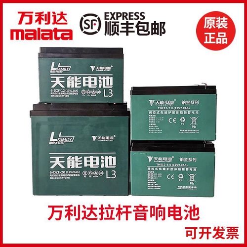 万利达雷火系列音响音箱9295 9296 9297电瓶铅酸电池蓄电池12V