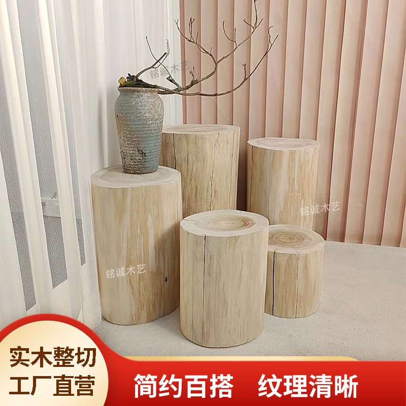 工厂直销烘干木墩不发黑不发霉图片