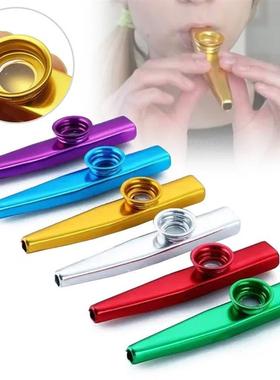 Metal Kazoo Lightweight Portable For Beginner Flute Instrume