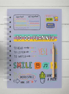 Simplified planner study plan book time management Students