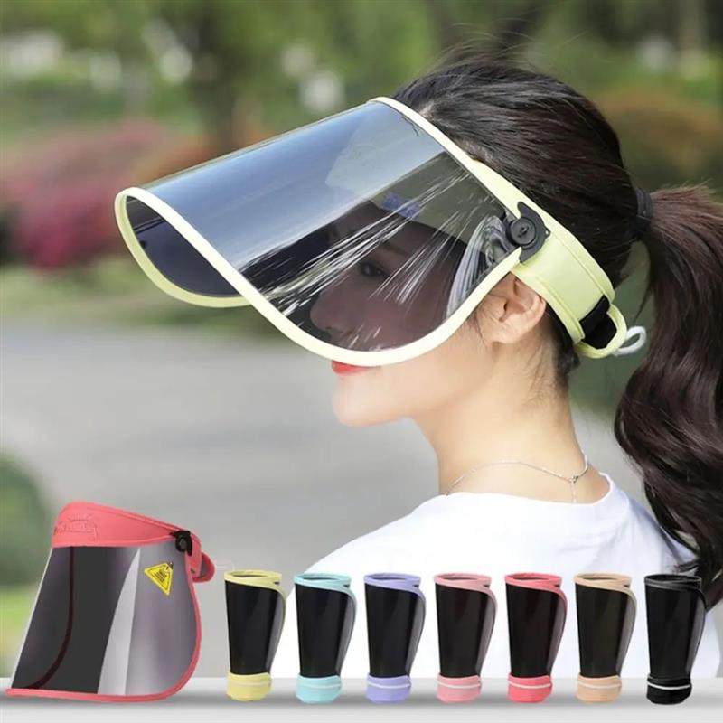 AntiUV Sun Visor Hat Men Women Solar Protection Face Cover