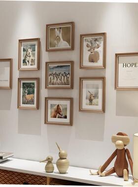 9pcs/Lot Wooden Multi Photo Frame Picture Frames Wall Hang