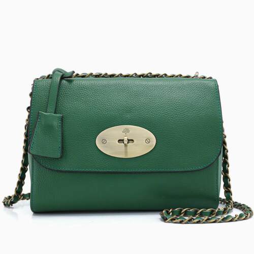 Brand Genuine Leather Women Handbag Chain Strap Fashion Exqu